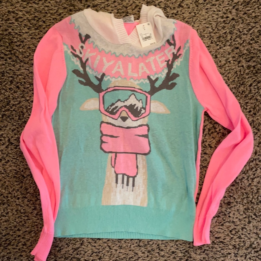 Girls hooded sweater